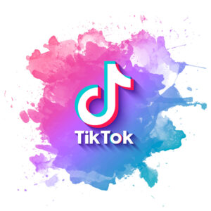 Hyper-realistic TikTok logo